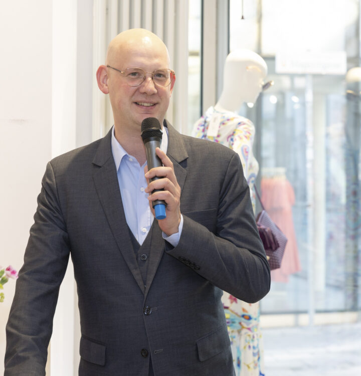 Stadtrat Thomas Gegenhuber beim Penz Late Night Shopping Event in Kooperation mit dem Moments Magazin