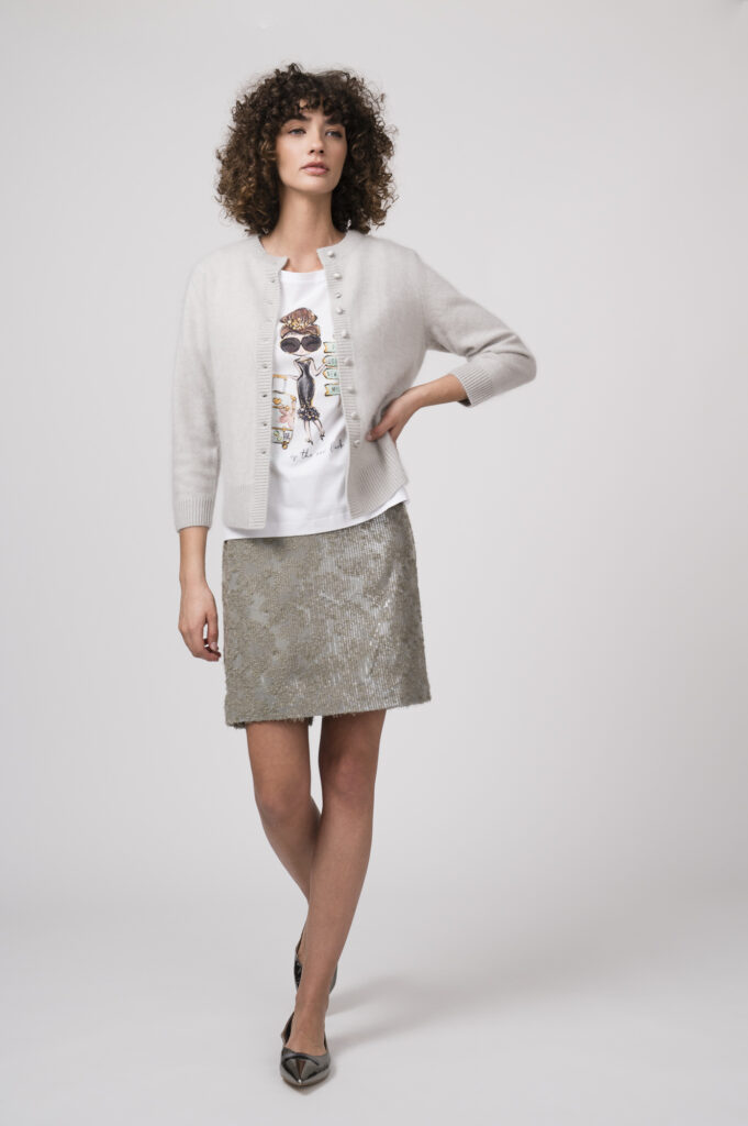 Weste der Marke Dorothee Schumacher, Shirt der Marke Sustyle Rock der Marke Dorothee Schumacher