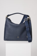 Marineblaue Handtasche der Marke Aigner